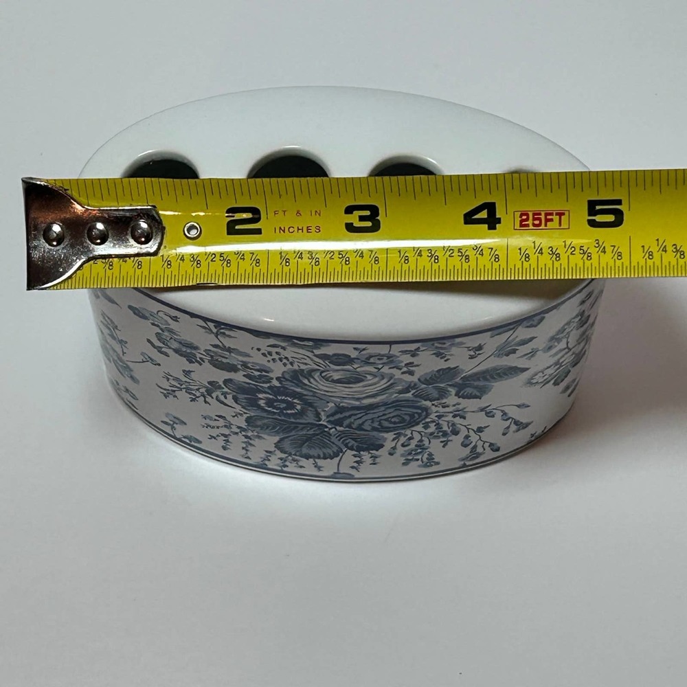 TOMMY HILFIGER BLUE‎ VICTORIAN FLORAL (1PC) TOOTHBRUSH HOLDER - Picture 8 of 9